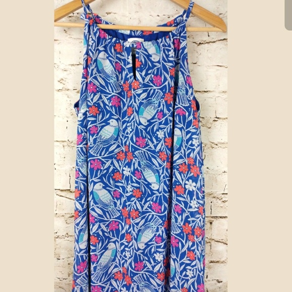 🚫SOLD🚫 Old Navy Novelty Bird Print Maxi Dress - Picture 2 of 8